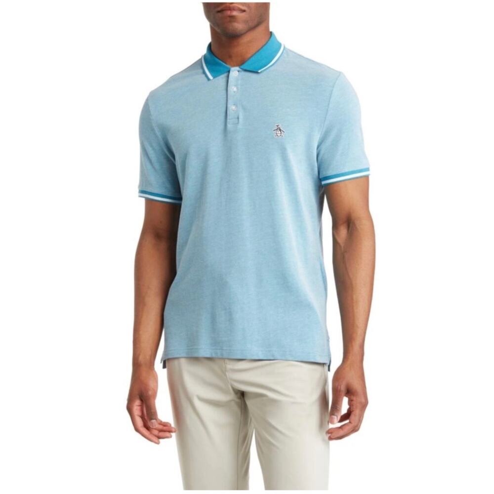 Original Penguin by Munsingwear Green Embroidered Logo Polo Shirt – Size XL